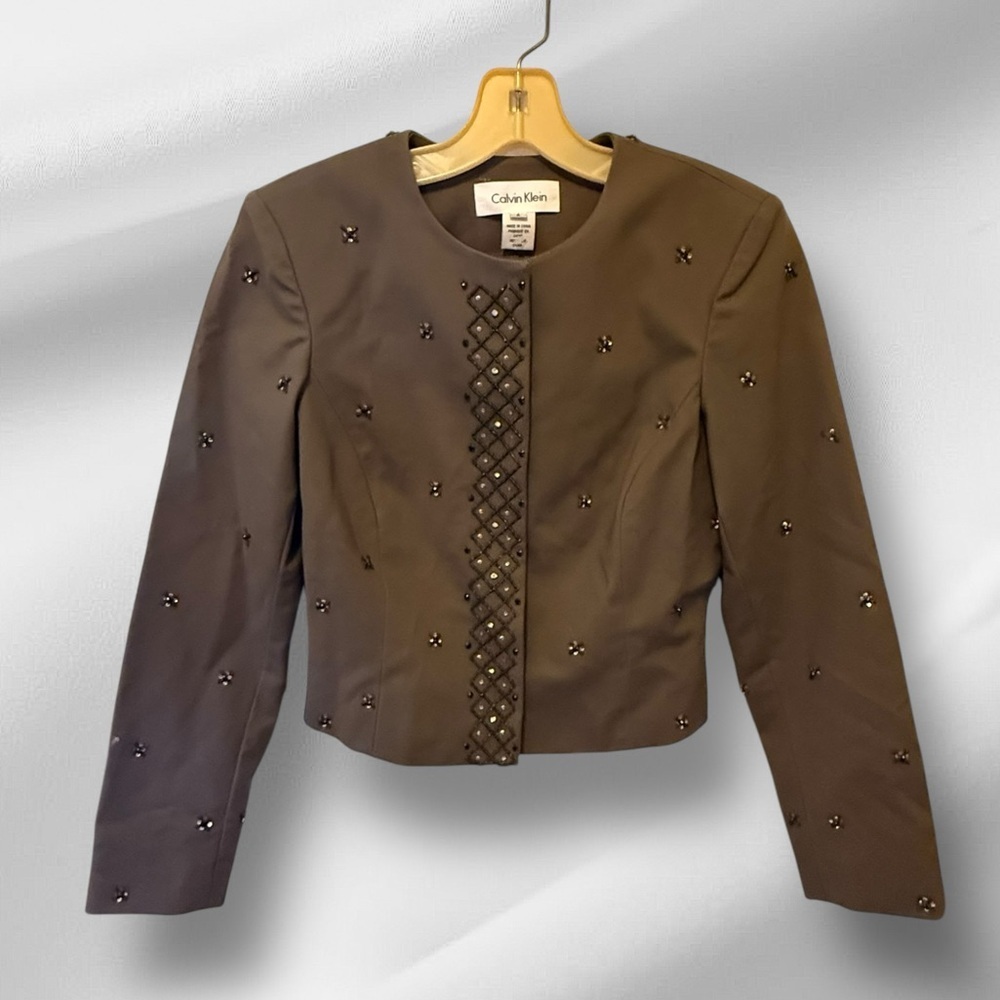 Calvin Klein‎ Beaded Suit Jacket